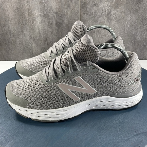 New Balance Womens 680v6 Grey Comfort Athletic Running Shoes Size US 10 - Picture 3 of 8